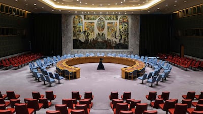 The Security Council was originally supposed to vote on the UAE-drafted resolution on Monday. AFP