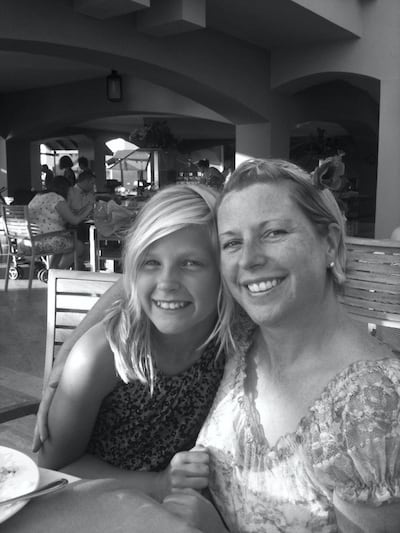 Sophia Rantzau with her stepdaughter, Sophie