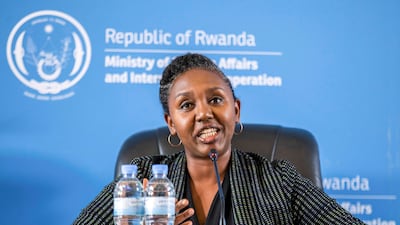 Rwandan government spokeswoman Yolande Makolo. Reuters