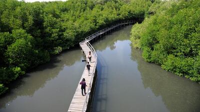A bridge in Bali, Indonesia, which is aiming to attract more tourism and investment from the UAE. Sonny Tumbelaka / AFP