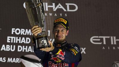 Since the Abu Dhabi Grand Prix was first held in 2009, Vettel has won it three times.