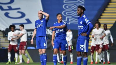 Jonny Evans - 6: Veteran defender stuck to task up against an impressive Arsenal attacking performance but joined the Leicester walking wounded when he limped off with 20 minutes left. Reuters