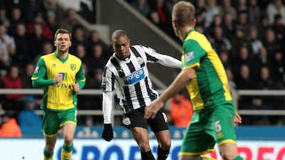 Action from the Newcastle versus Norwich match, just one of the missed matches which has UAE football fans angry with Al Jazeera Sport. AFP Photo /Lindsey Parnaby