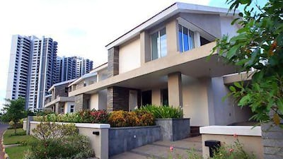 Villas at Sobha City in Thrissur. Ravindranath K / The National