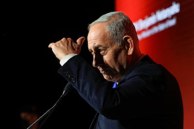 Israeli Prime Minister Benjamin Netanyahu speaking in Jerusalem. Reuters