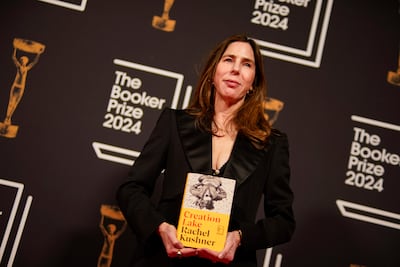 Rachel Kushner at the Booker Prize award dinner. AP