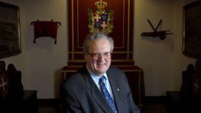 Grand Master Matthew Festing of the Sovereign Military Order of Malta, a Vatican-recognised religious order dedicated to caring for the poor, sick and destitute.
