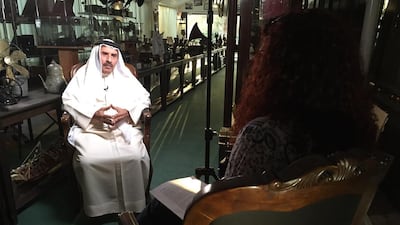 Mohammed Al Fahim tells of the past in The Emergence of a Union. Courtesy: National Geographic Abu Dhabi