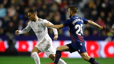 Eden Hazard had just returned from a three-month injury lay-off due to an ankle injury and could now be out for two months. Getty Images