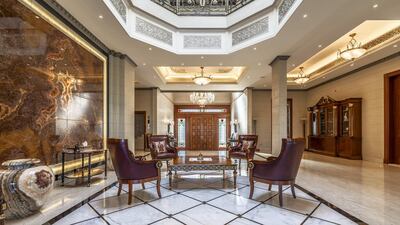 The entry foyer. Courtesy LuxuryProperty.com