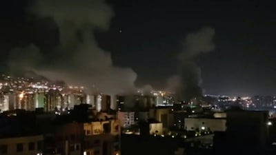 Smoke billows from explosions after Israeli strikes on Iranian nuclear and military sites. Photo: UGC video screengrab