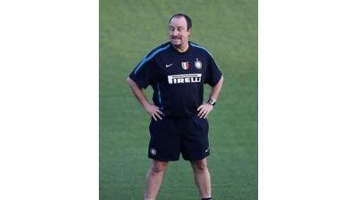 Inter Milan coach Rafa Benitez. Hassan Ammar / AP Photo