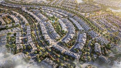 Dubai Properties launched Mudon Al Ranim last week, once completed the 182 townhouses will mark the conclusion of the Mudon master development. Photo: Dubai Properties