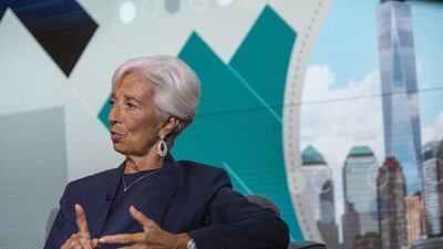 Christine Lagarde says the world economy is likely to avoid an outright recession. Bloomberg