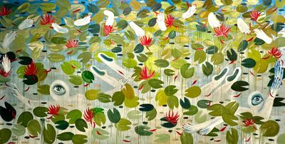 Alymamah Rashed's work explores spirituality though the immediate environment. Photo: Tabari Artspace