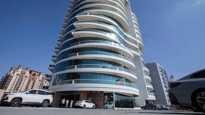 Zenith Tower A2 in Dubai Sports City, where Mr Hunda calls home