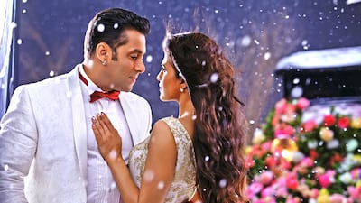 Salman Khan and Jacqueline Fernandez in Kick, one of the highest-grossing films of 2014. A remake of a Telugu film, Kick was directed by long-time producer Sajid Nadiadwala, who won the IIFA this year for Best Debut Director. Courtesy UTV Motion Pictures