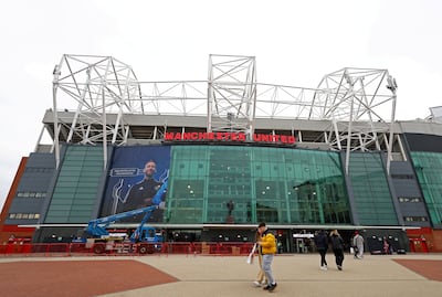 Manchester United's Old Trafford stadium. Reuters
