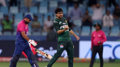 Abrar Ahmed was the pick of Pakistan bowlers, taking 2-13
