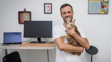 My Dubai Rent. Chris Howlett's two bedroom apartment in Al Barsha, Dubai. Antonie Robertson/The National