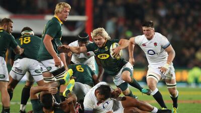 South Africa ave taken a 1-0 lead in the three-Test series with England after a thrilling victory at Ellis Park. David Rogers / Getty Images