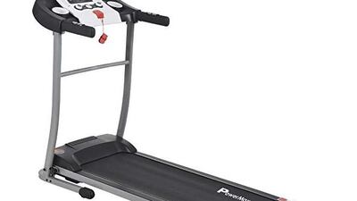 The Powermax Fitness light weight and foldable motorised treadmill is Dh799, down from Dh2,099, a saving of Dh1,300 (62 per cent). Courtesy Amazon