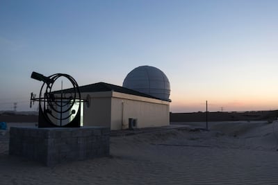 Al Sadeem Observatory in Al Wathba South opened in 2017. Photo: Antonie Robertson / The National