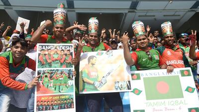 Bangladesh fans turned Dubai Sports City into Dhaka Sports City for their Asia Cup match against Sri Lanka. AFP