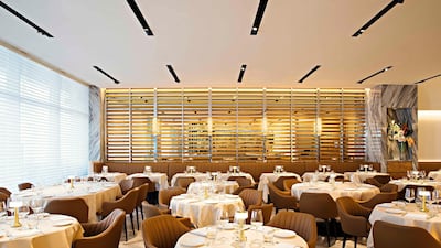 Inside Marea Dubai. The restaurant is open now in Dubai's Dubai International Financial Centre. Courtesy Marea Dubai