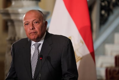 Egyptian Foreign Minister Sameh Shoukry has called for the 'utmost self-restraint'. Reuters