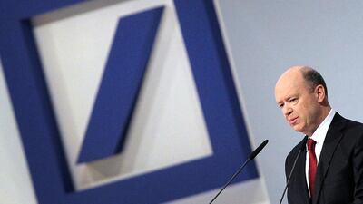 John Cryan, the co-chairman of Deutsche Bank, called its financial situation ‘absolutely rock-solid’ – which was taken to mean the exact opposite. Daniel Roland / AFP