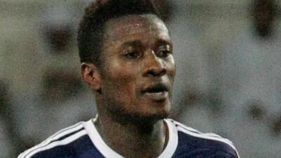Al Ain goalscorer Asamoah Gyan