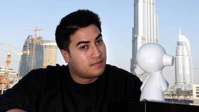 Mohammed Abedin with his Mega toy.