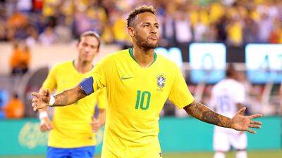 Neymar scored Brazil's second goal in their 2-0 win over the United States. USA Today Sports