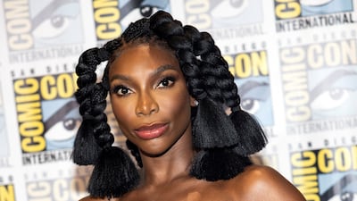 Michaela Coel attends the Marvel Cinematic Universe mega panel at the 2022 Comic-Con International. Reuters