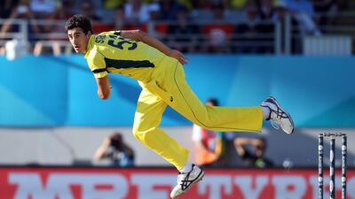 Australia's Mitchell Starc has bowled the yorkers to perfection and is a daunting threat for the Pakistan batsmen. Michael Bradley / AFP
