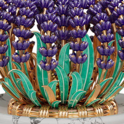 Brassee de Lavande is a pleasingly pastoral yet highly detailed automaton. Photo: Van Cleef & Arpels