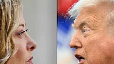 US President Donald Trump’s remarks about Pope Leo have strained relations with Italian Prime Minister Giorgia Meloni. AFP