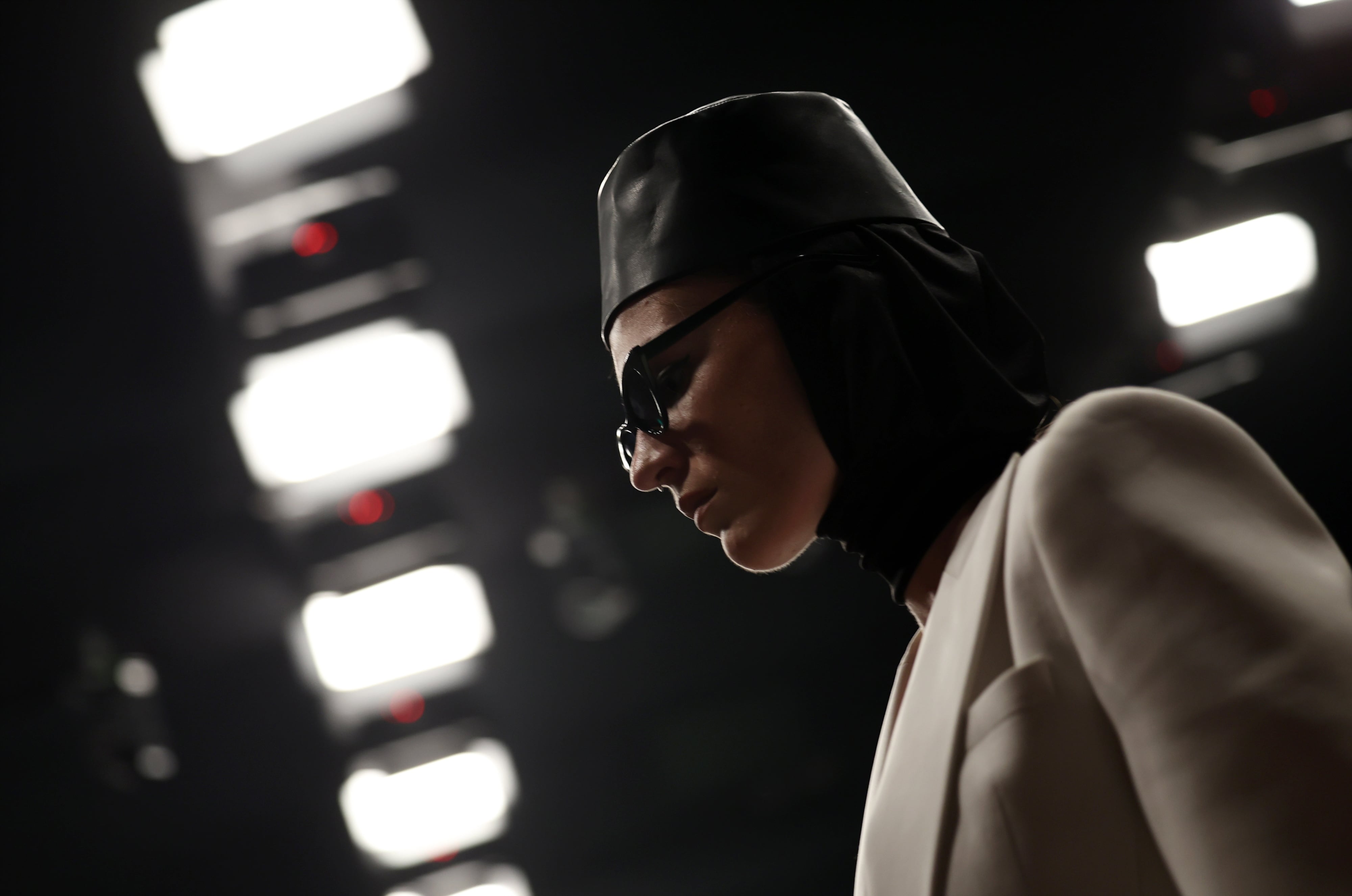 A model presents a creation by Lili Blanc at Dubai Fashion Week last year. EPA