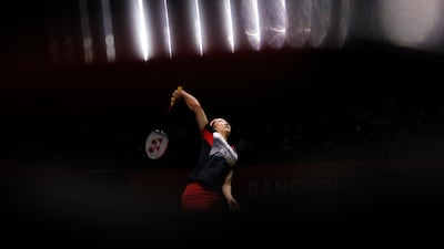 South Korea's An Se Young in action against China's Chen Yu Fei during a women's singles match at the HSBC BWF World Tour Finals 2022 in Bangkok, Thailand. EPA