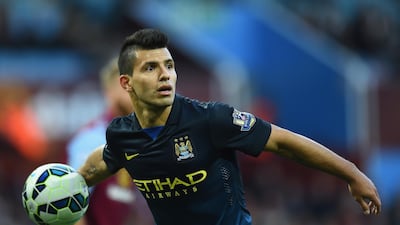 4) 2014/15 away: The second season of Nike taking over design duties and they came up trumps for the reigning Premier League champions here. A definite modern feel as the dark blue top fades down in shades to a lighter tone, with sponsors Etihad Airways and the Nike swoosh in stand-out gold. Getty