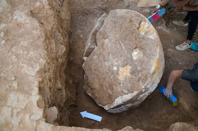 The artefact has been transferred to the department’s headquarters for initial conservation. Photo: Ministry of Culture