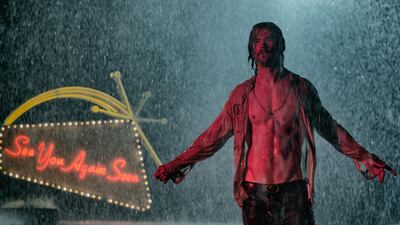 Chris Hemsworth plays cult leader Billy Lee in ‘Bad Times at the El Royale’. 20th Century Fox