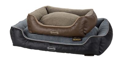 Scruffs Chateau orthopaedic dog bed, Dh126, Petsdelight.com. Photo: Scruffs