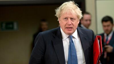 British foreign secretary Boris Johnson has reiterated the UK's commitment to "supporting the Palestinian people and the two-state solution". Virginia Mayo/ AP