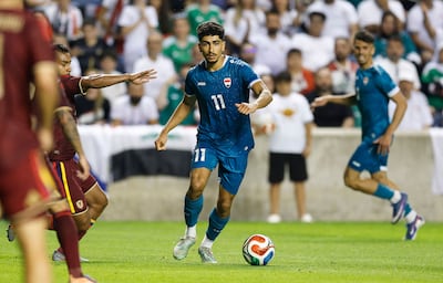 Iraq forward Ahmed Qasim will be representing Iraq in their first World Cup since 1986. Photo: AFP