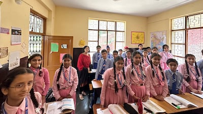 Children at Happy Hours Public School in Dharamshala, India. All photos: Tikarani Shailja Katoch