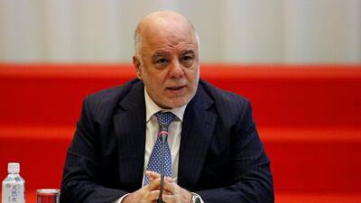 Iraqi Prime Minister Haider Al Abadi has struggled to fid suitable coalition partners for May's election. Toru Hanai / Reuters