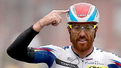 Luca Paolini has withdrawn from the Tour de France after testing positive. Julien Warnand / EPA