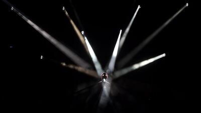 French singer Nadia Mladjao — aka Imany — performs on stage for the opening of the 23rd edition of the Cognac Blues Passion festival in Jarnac near Cognac. Guillaume Souvant / AFP Photo
